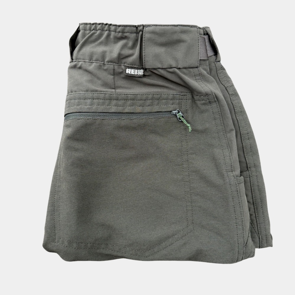 REI Co-op Screeline Technical Shorts Mens 30‎ Olive Cordura Hiking Belted